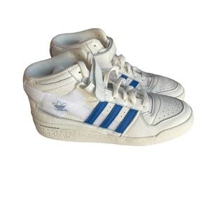 Adidas Forum Mid Shoe Off White Blue Bird Colorway Size 10.5 Authentic GX1021